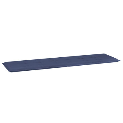 Cuscino per Panca Blu Marino 180x50x3 cm in Tessuto Oxford | homemem39