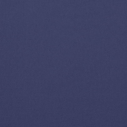 Cuscini Sedia Schienale Alto 2 pz Blu Marino in Tessuto | homemem39