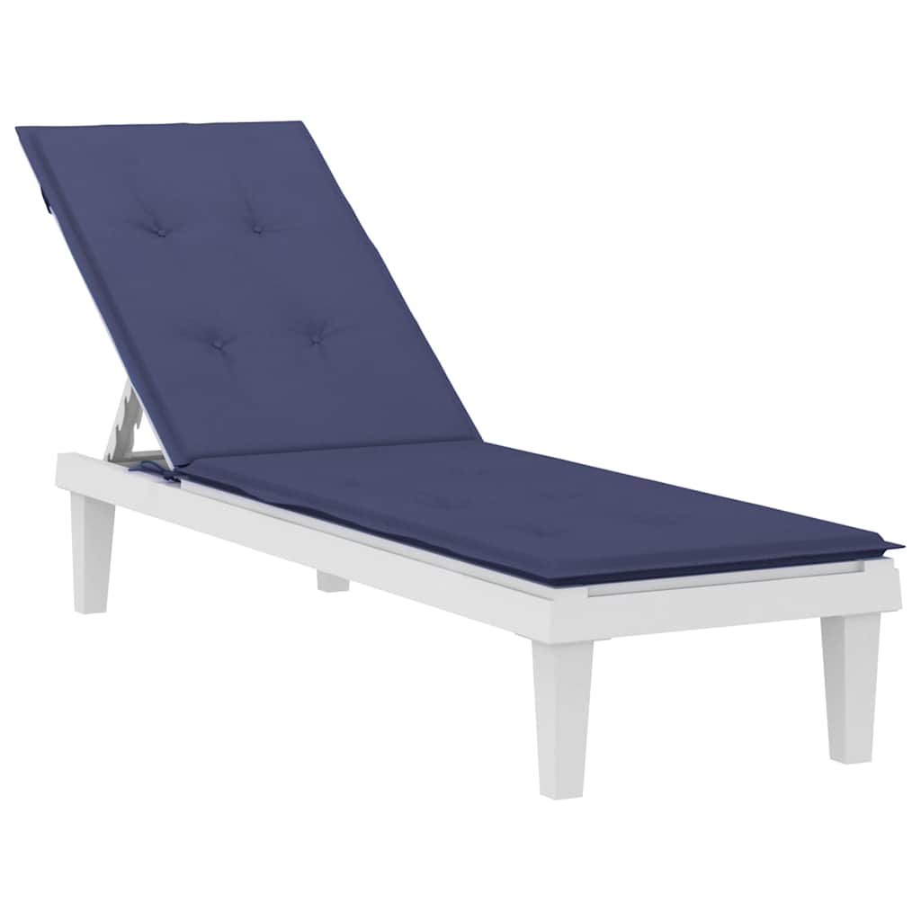 Cuscino per Sedia a Sdraio Blu Marino in Tessuto Oxford | homemem39
