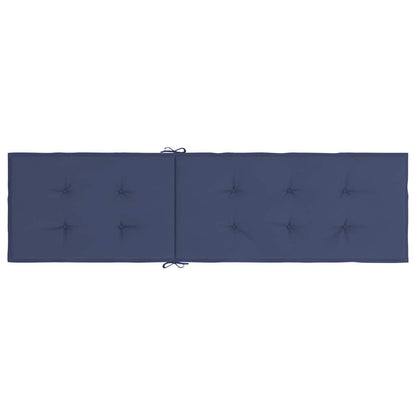 Cuscino per Sedia a Sdraio Blu Marino in Tessuto Oxford | homemem39