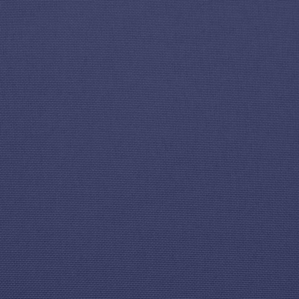 Cuscini per Sedia 2 pz Blu Marino 40x40x7 cm in Tessuto Oxford - homemem39
