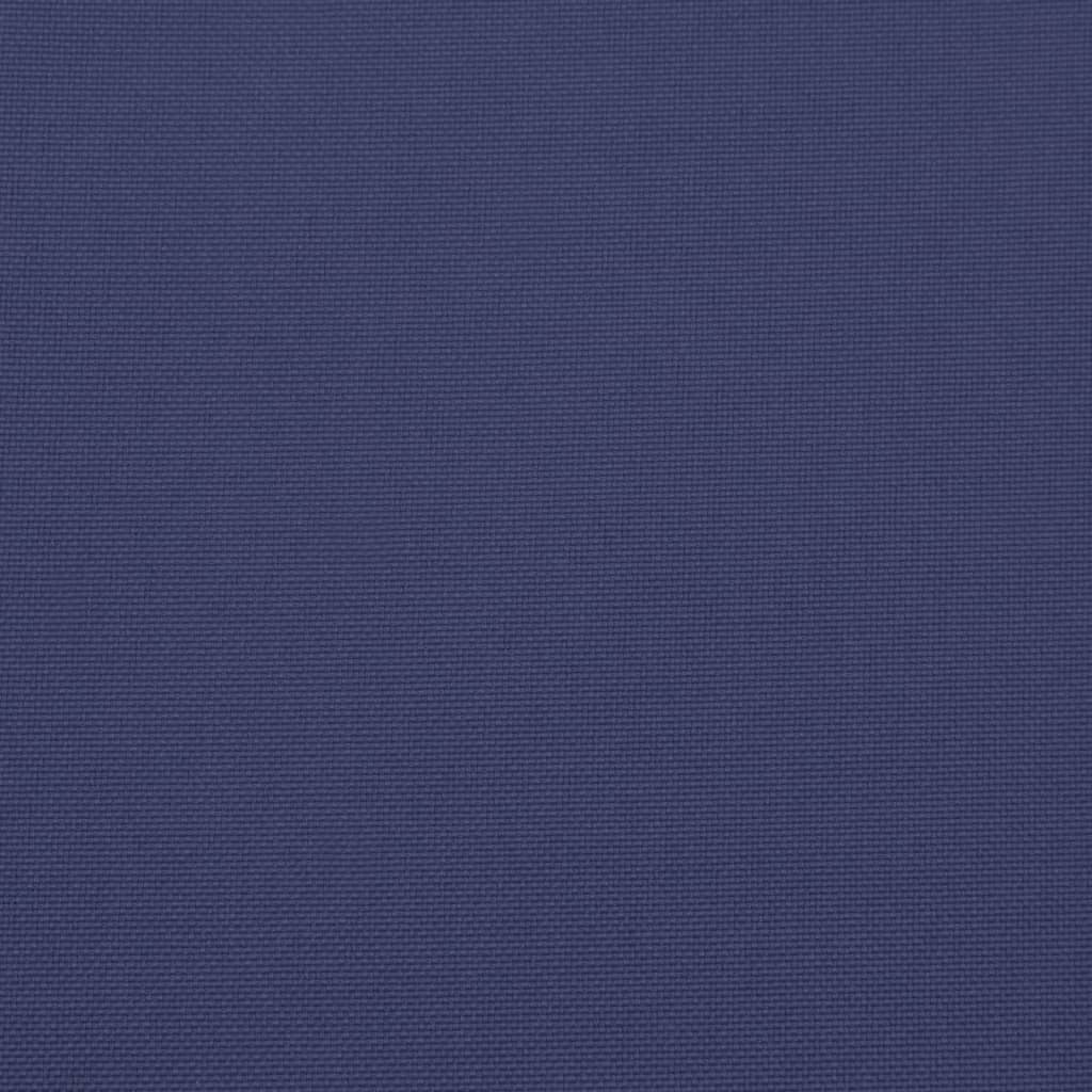 Cuscini per Sedia 2 pz Blu Marino 50x50x7 cm in Tessuto Oxford - homemem39