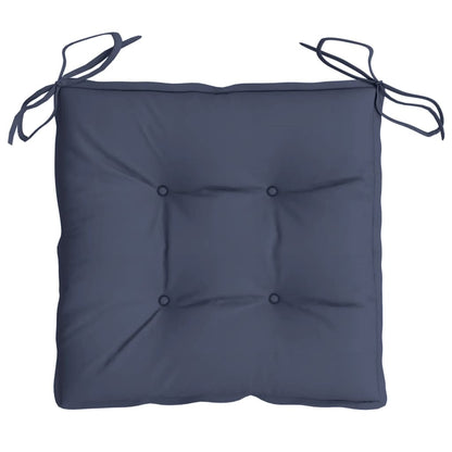 Cuscini per Sedia 4 pz Blu Marino 50x50x7 cm in Tessuto Oxford - homemem39