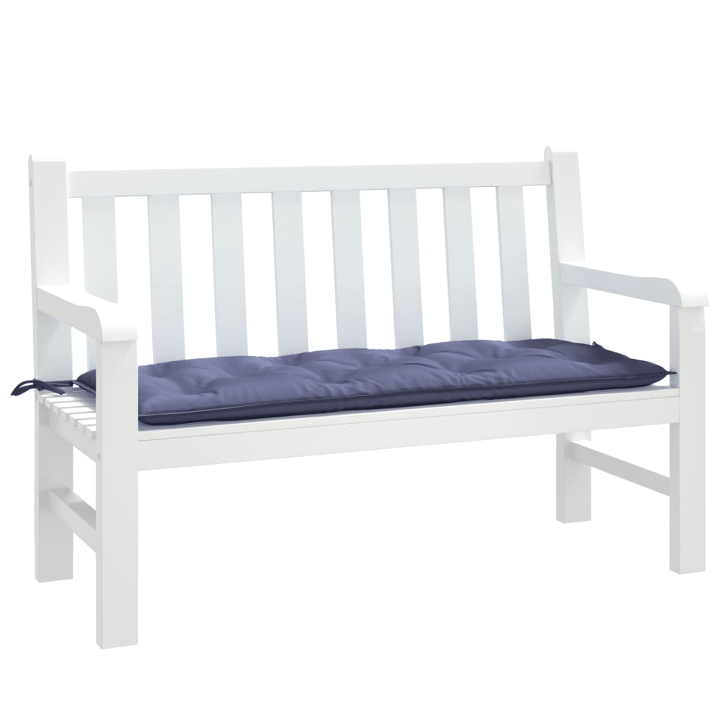 Cuscino Panca Giardino Blu Marino 120x50x7cm in Tessuto Oxford | homemem39