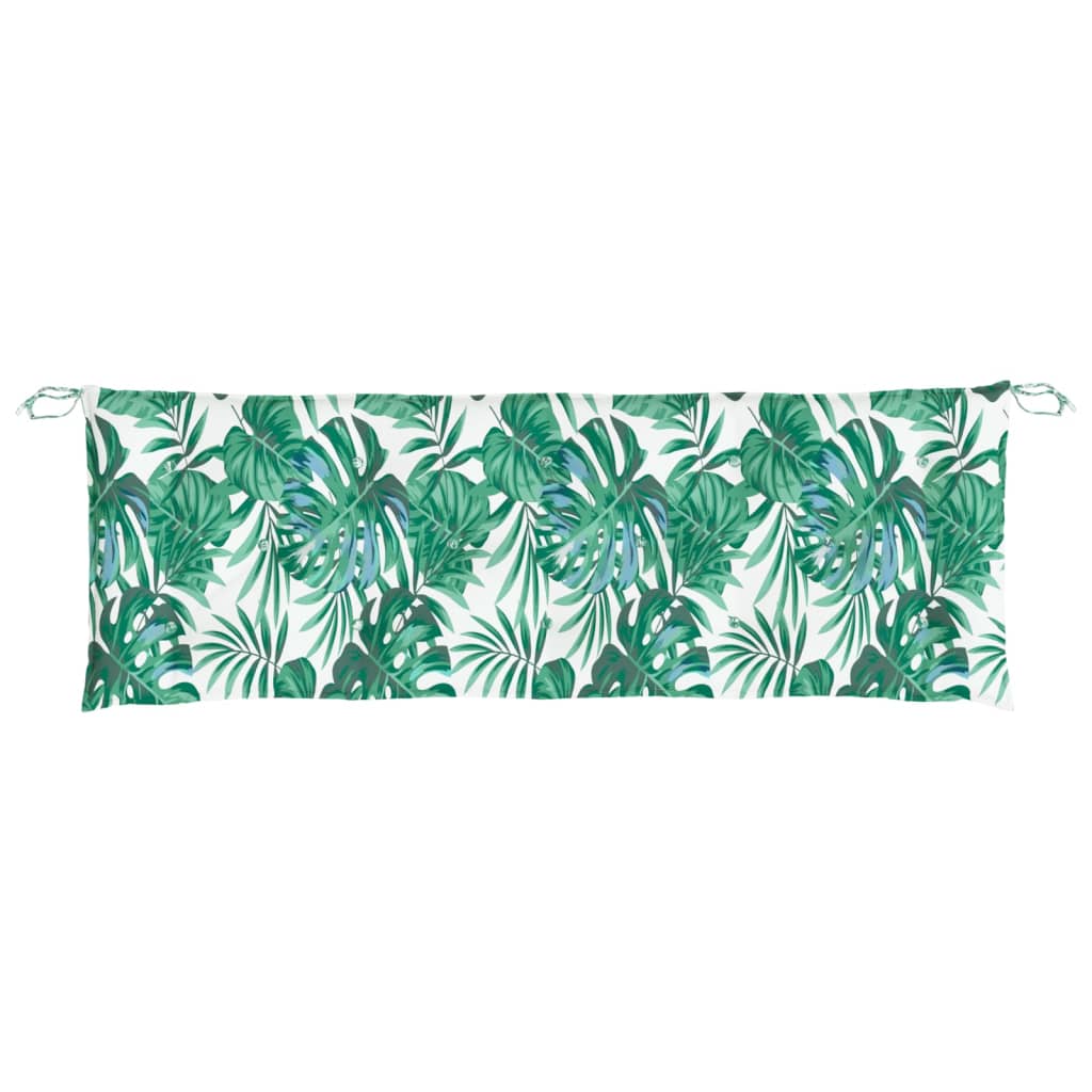Cuscino per Panca a Foglie 150x50x7 cm in Tessuto Oxford | homemem39