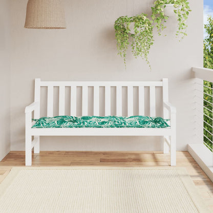 Cuscino per Panca a Foglie 150x50x7 cm in Tessuto Oxford | homemem39