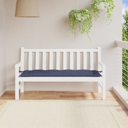Cuscino Panca Giardino Blu Marino 150x50x7 cm in Tessuto Oxford - homemem39