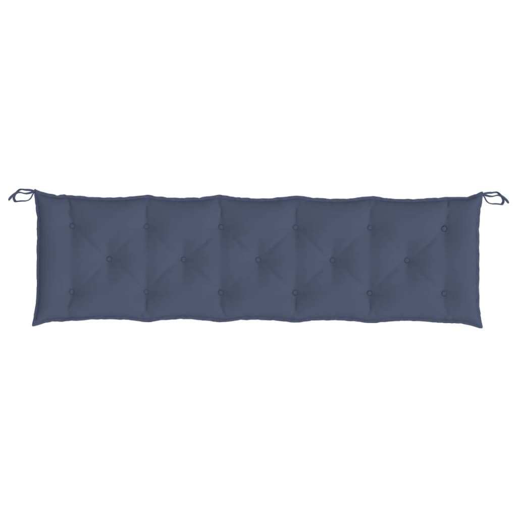 Cuscino Panca Giardino Blu Marino 180x50x7 cm in Tessuto Oxford | homemem39