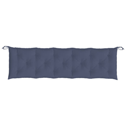Cuscino Panca Giardino Blu Marino 180x50x7 cm in Tessuto Oxford | homemem39