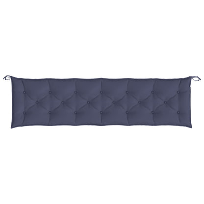 Cuscino Panca Giardino Blu Marino 200x50x7 cm in Tessuto Oxford | homemem39