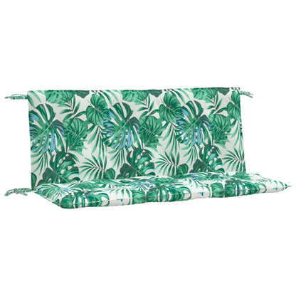 Cuscini Panca Giardino 2 pz a Foglie 120x50x7 cm Tessuto Oxford | homemem39