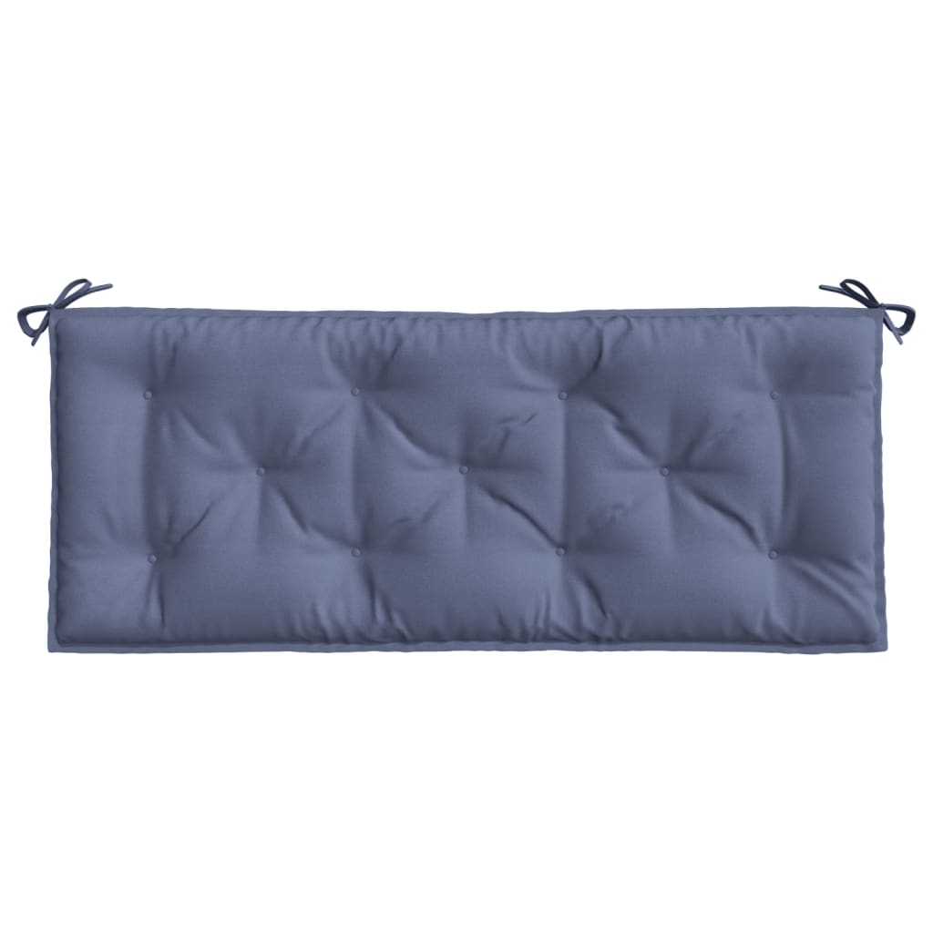 Cuscini per Panca 2 pz Blu Marino 120x50x7cm in Tessuto Oxford | homemem39