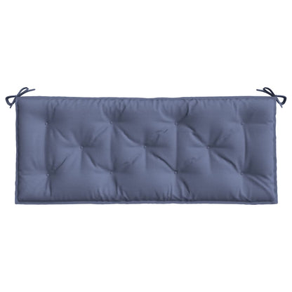 Cuscini per Panca 2 pz Blu Marino 120x50x7cm in Tessuto Oxford - homemem39