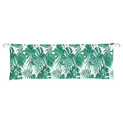 Cuscini Panca Giardino 2 pz a Foglie 150x50x7 cm Tessuto Oxford | homemem39