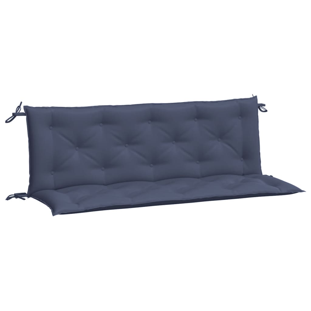 Cuscini per Panca 2 pz Blu Marino 150x50x7 cm in Tessuto Oxford | homemem39