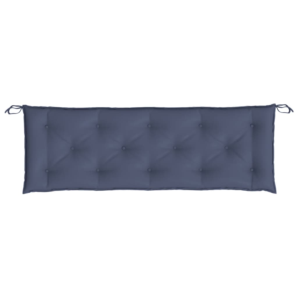 Cuscini per Panca 2 pz Blu Marino 150x50x7 cm in Tessuto Oxford | homemem39
