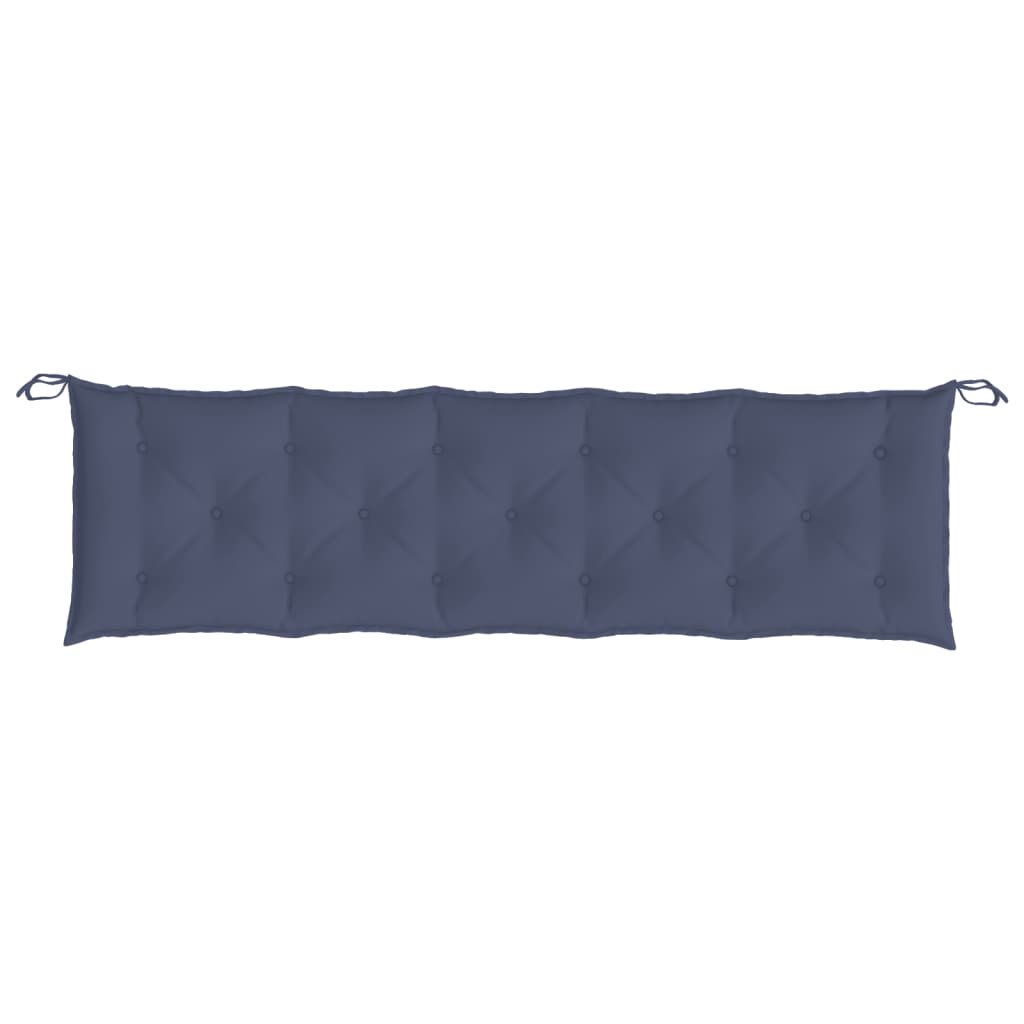 Cuscini per Panca 2 pz Blu Marino 180x50x7 cm in Tessuto Oxford | homemem39