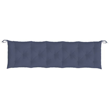 Cuscini per Panca 2 pz Blu Marino 180x50x7 cm in Tessuto Oxford | homemem39