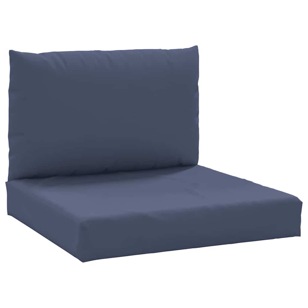 Cuscini per Pallet 2 pz Blu Marino in Tessuto | homemem39