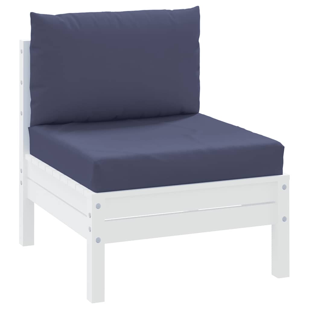 Cuscini per Pallet 2 pz Blu Marino in Tessuto | homemem39