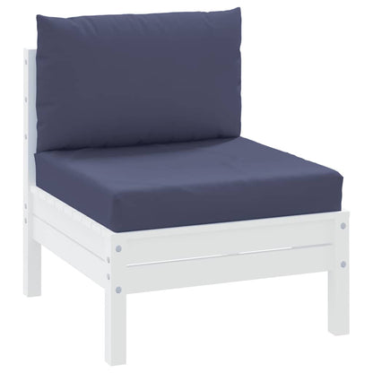 Cuscini per Pallet 2 pz Blu Marino in Tessuto | homemem39