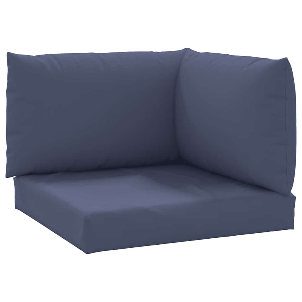 Cuscini per Pallet 3 pz Blu Marino in Tessuto Oxford | homemem39
