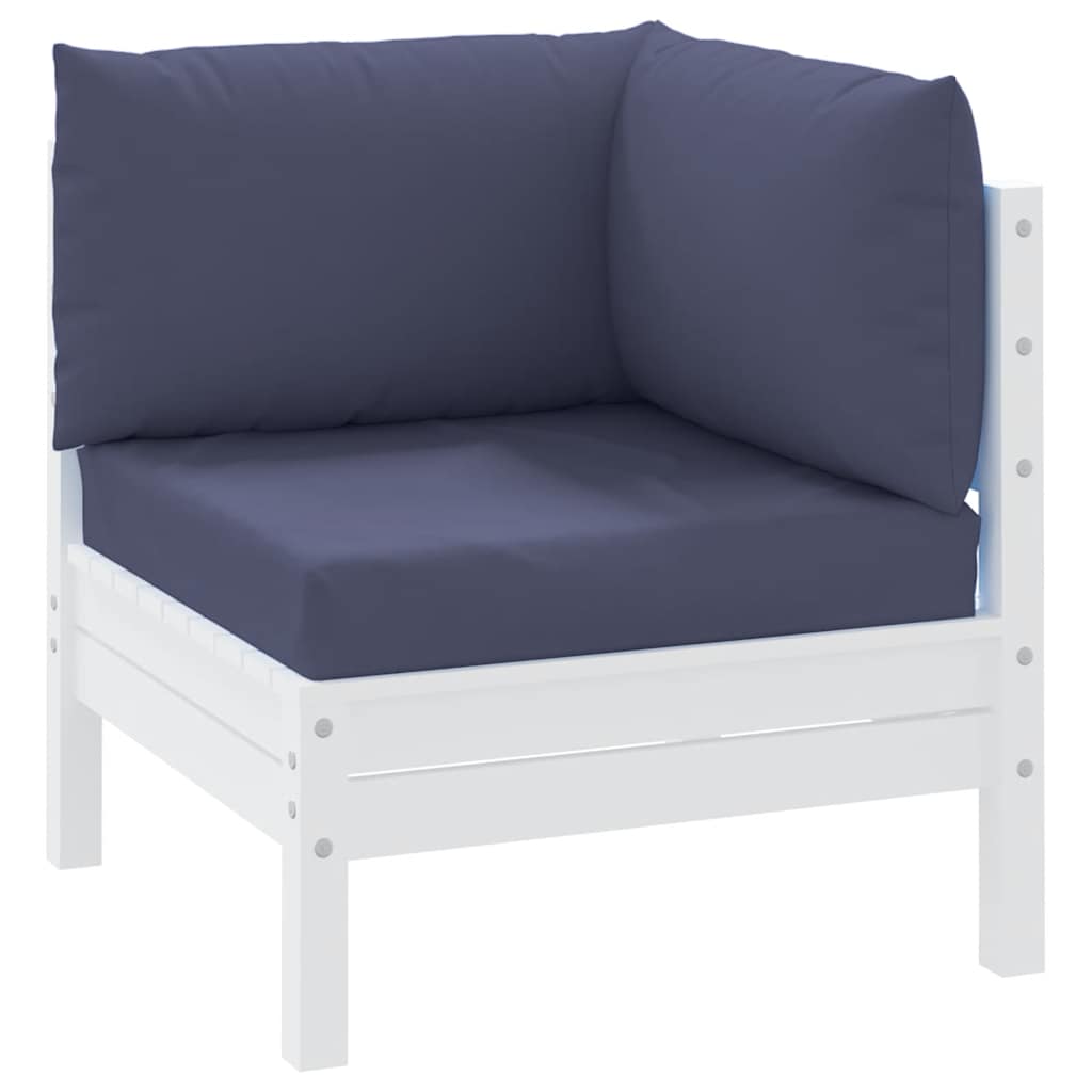 Cuscini per Pallet 3 pz Blu Marino in Tessuto Oxford | homemem39