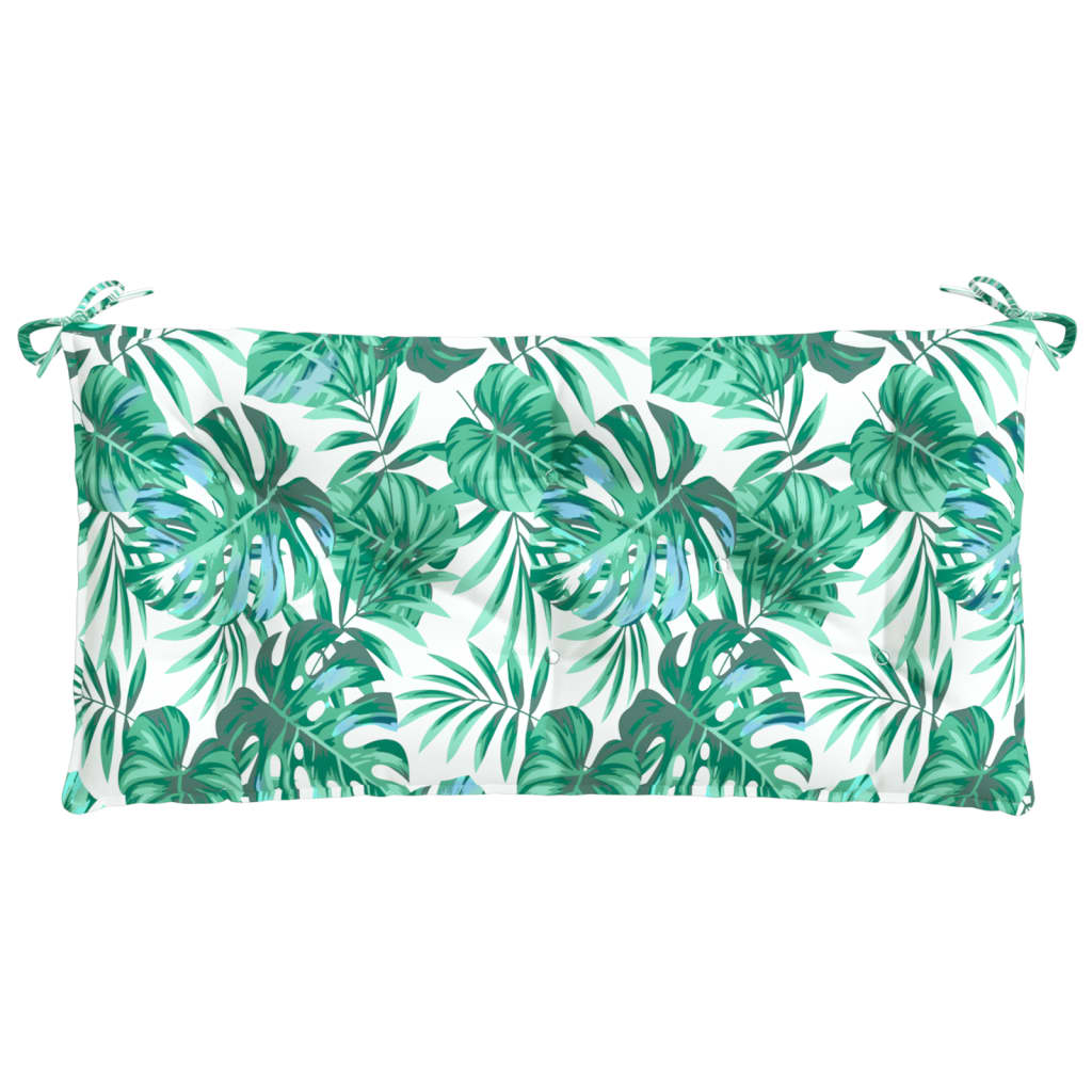 Cuscino Panca Giardino a Foglie 110x50x7 cm in Tessuto Oxford | homemem39