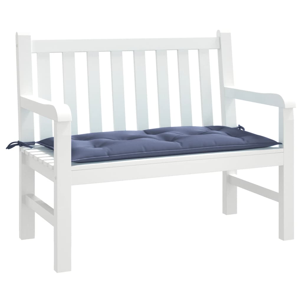 Cuscino Panca Giardino Blu Marino 110x50x7 cm in Tessuto Oxford | homemem39