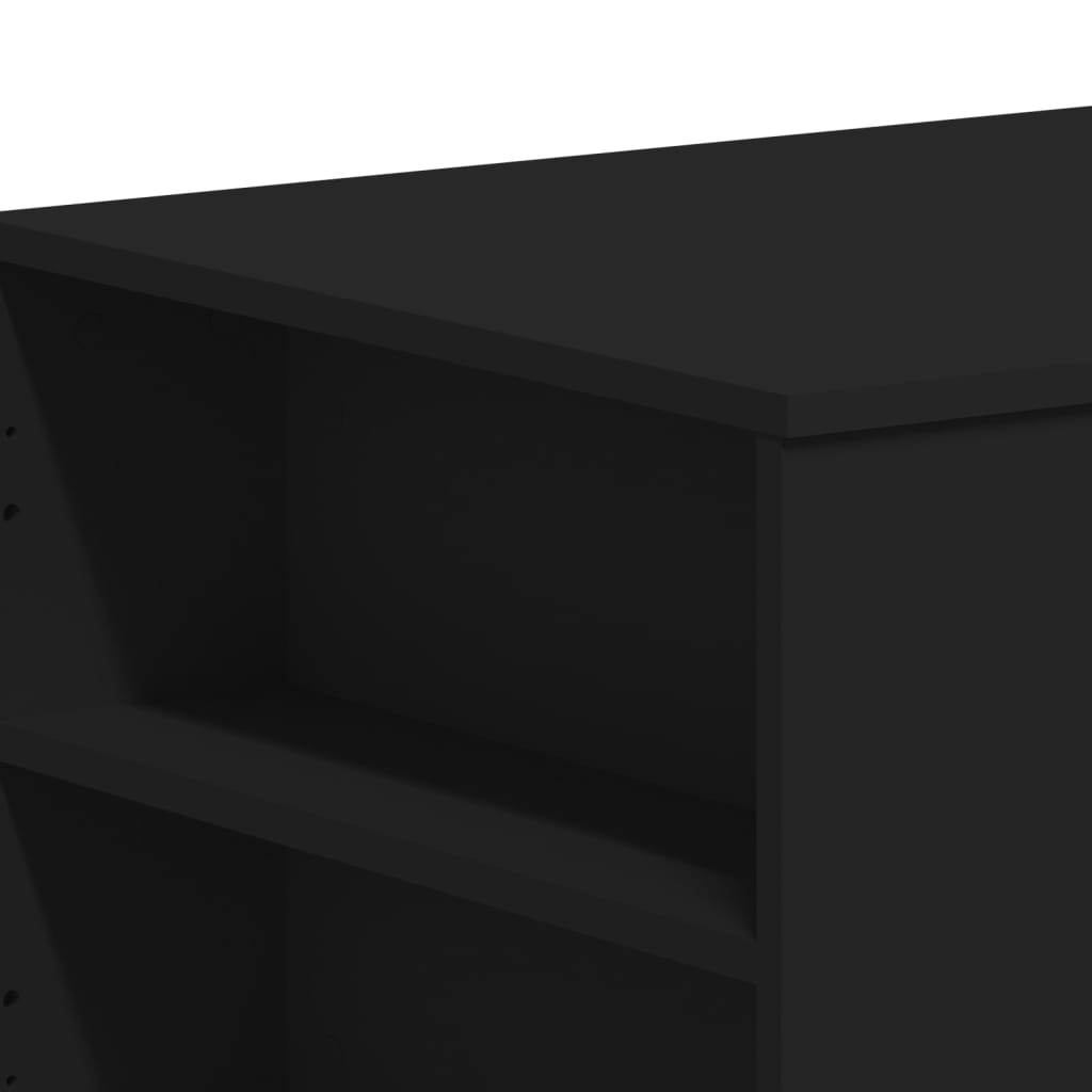 Tavolino da Salotto Nero 102x55x42 cm in Legno Multistrato | homemem39