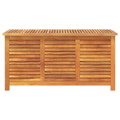 Contenitore Giardino con Feritoia 113x50x56cm Massello Acacia - homemem39