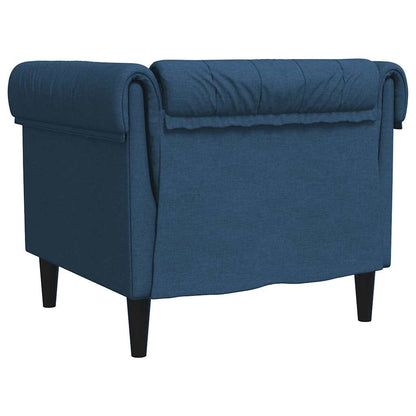 Poltrona Chesterfield Blu in Tessuto | homemem39