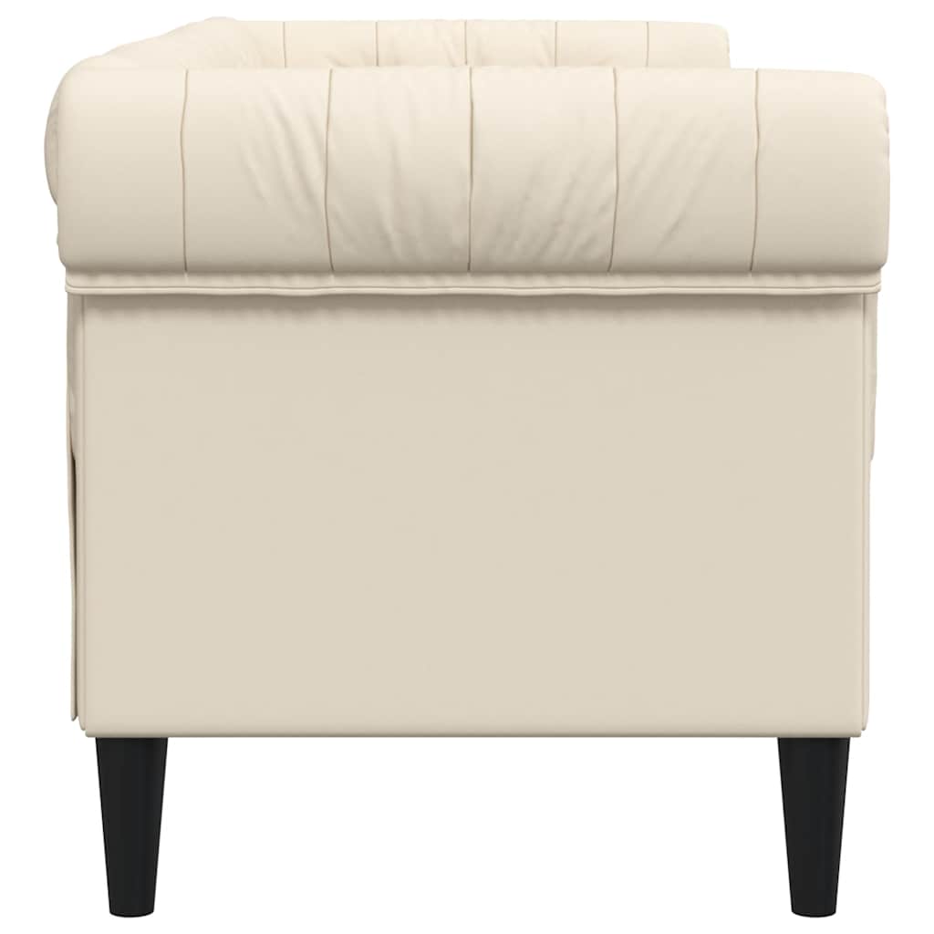 Divano Chesterfield a 2 Posti in Lino | homemem39