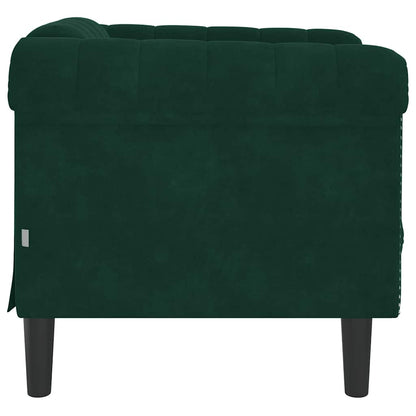 Poltrona Verde Scuro in Velluto | homemem39