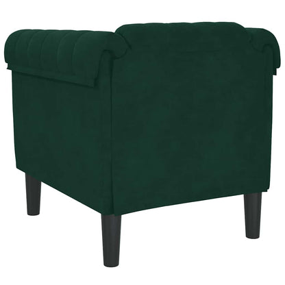 Poltrona Verde Scuro in Velluto | homemem39