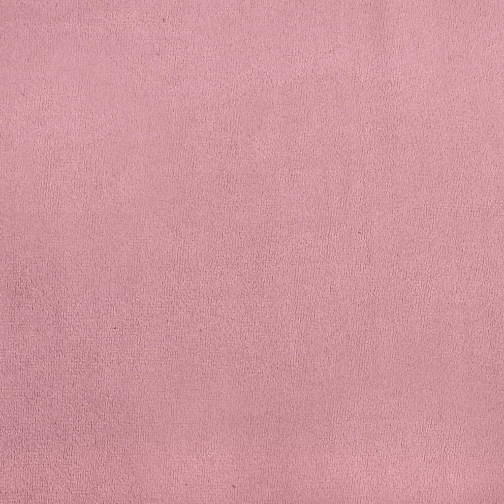 Divano a 2 Posti Rosa in Velluto | homemem39