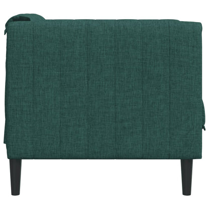 Poltrona Verde Scuro in Tessuto | homemem39