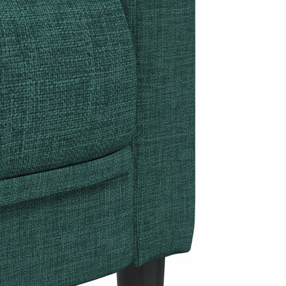 Poltrona Verde Scuro in Tessuto | homemem39