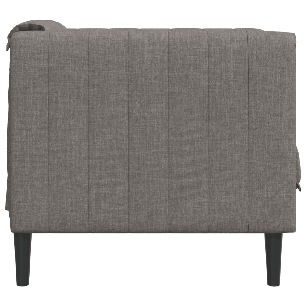 Poltrona Grigio Talpa in Tessuto | homemem39