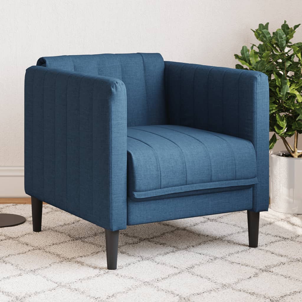 Poltrona Blu in Tessuto | homemem39