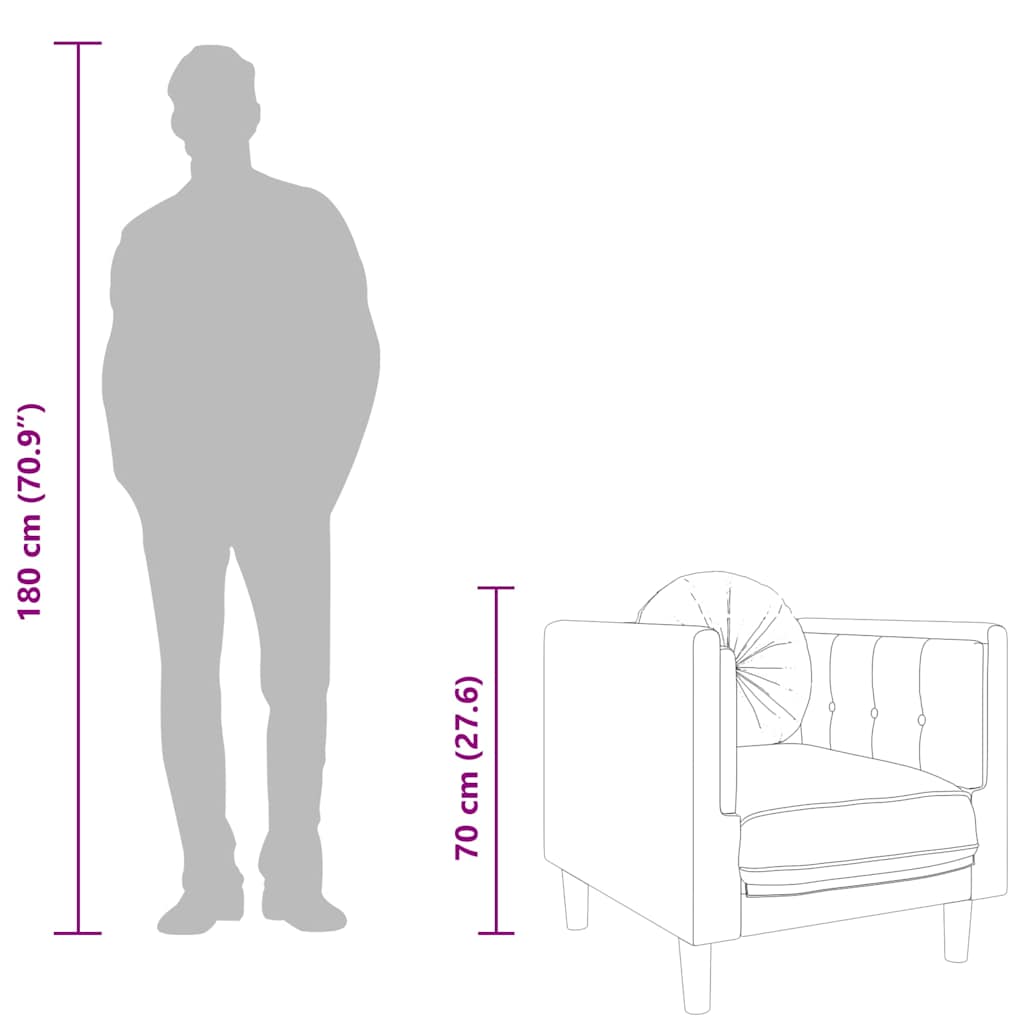 Poltrona con Cuscino Rosso Vino in Velluto - homemem39