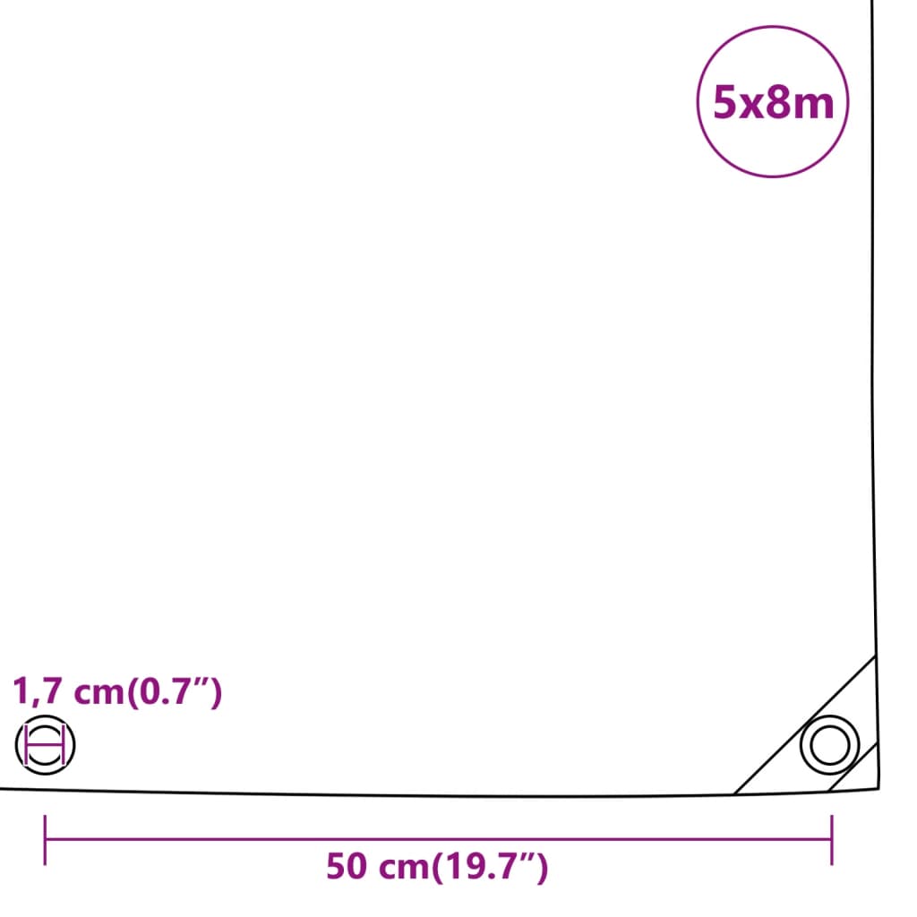 Telone Blu 5x8 m 650 g/m² | homemem39