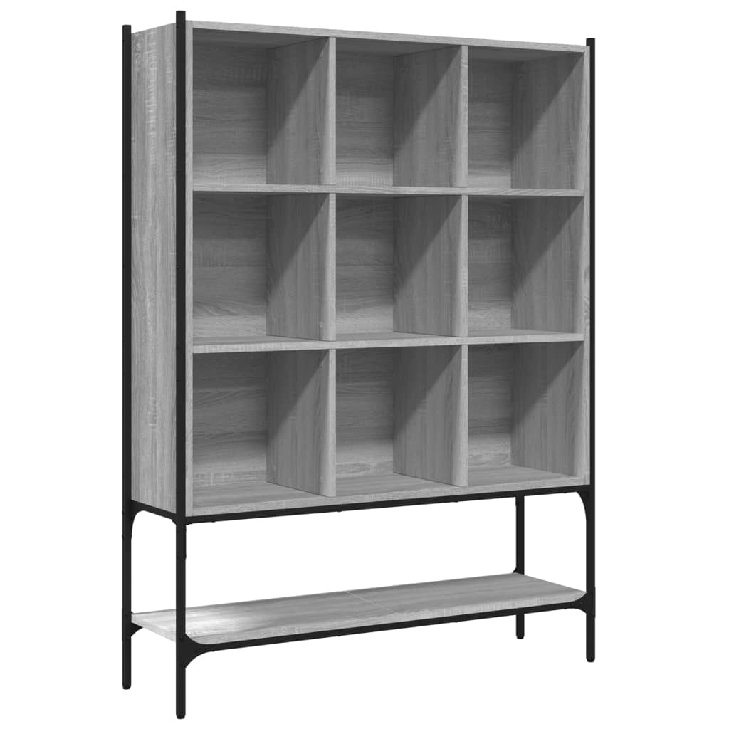 Libreria Grigio Sonoma 102x30x141,5 cm in Legno Multistrato | homemem39