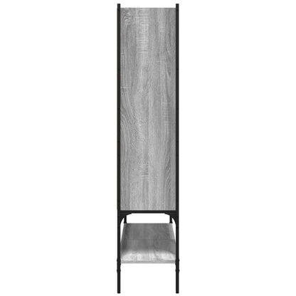 Libreria Grigio Sonoma 102x30x141,5 cm in Legno Multistrato | homemem39