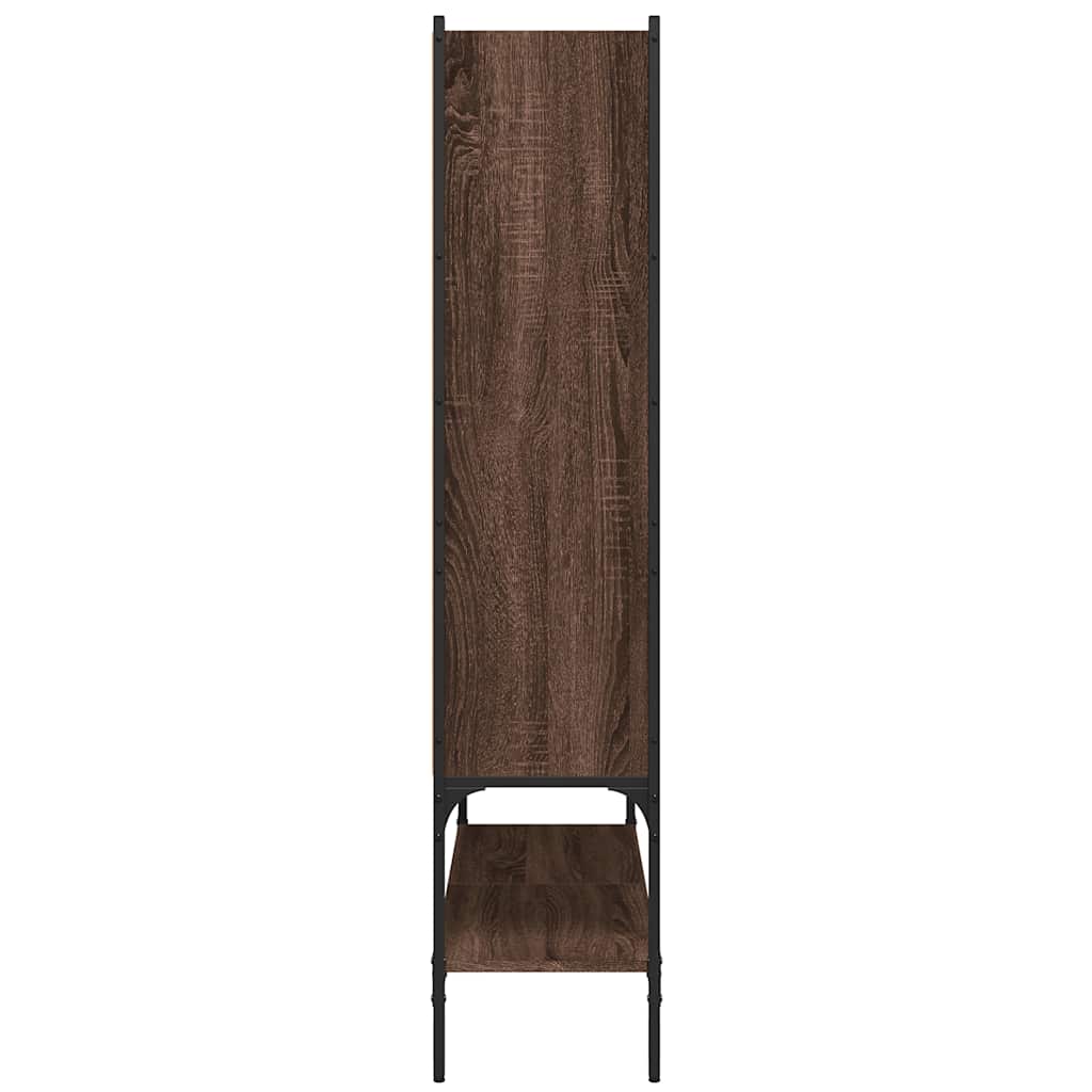 Libreria Rovere Marrone 102x30x141,5 cm in Legno Multistrato
