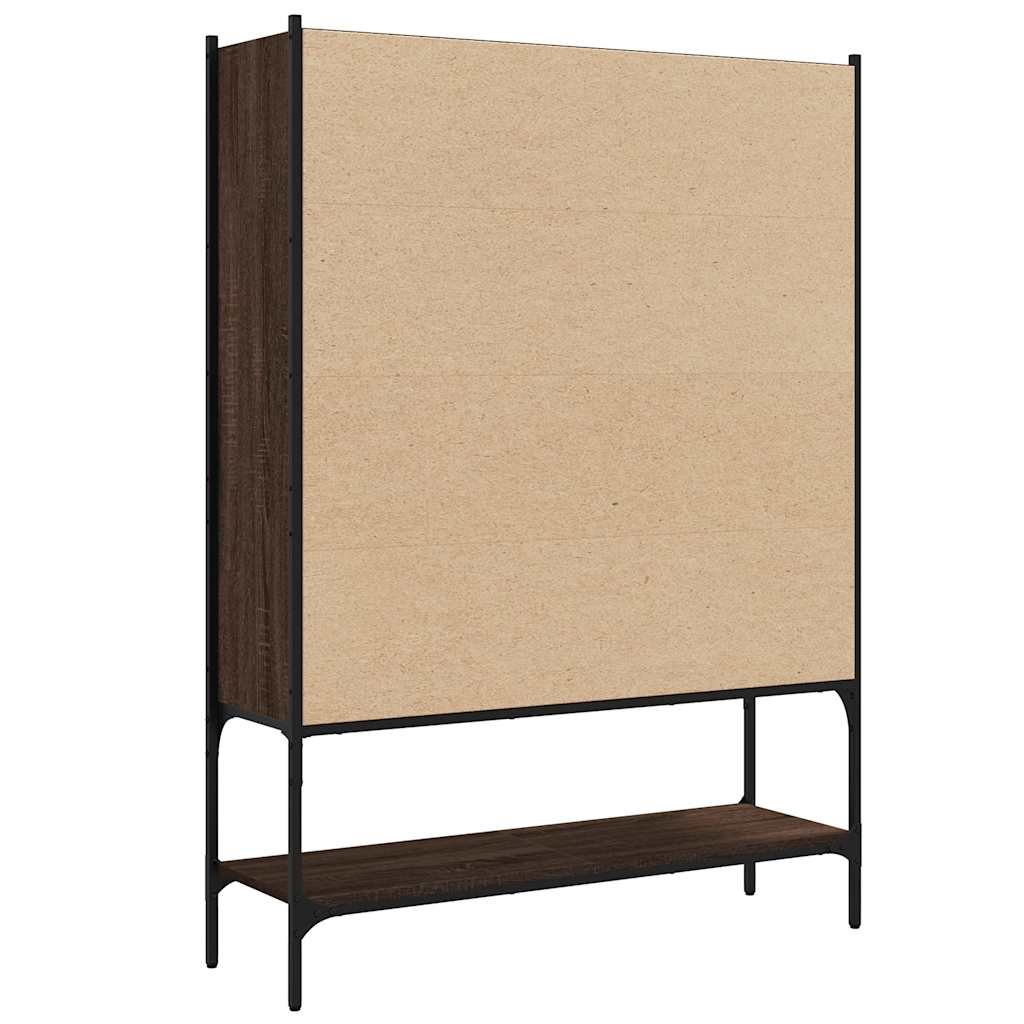 Libreria Rovere Marrone 102x30x141,5 cm in Legno Multistrato
