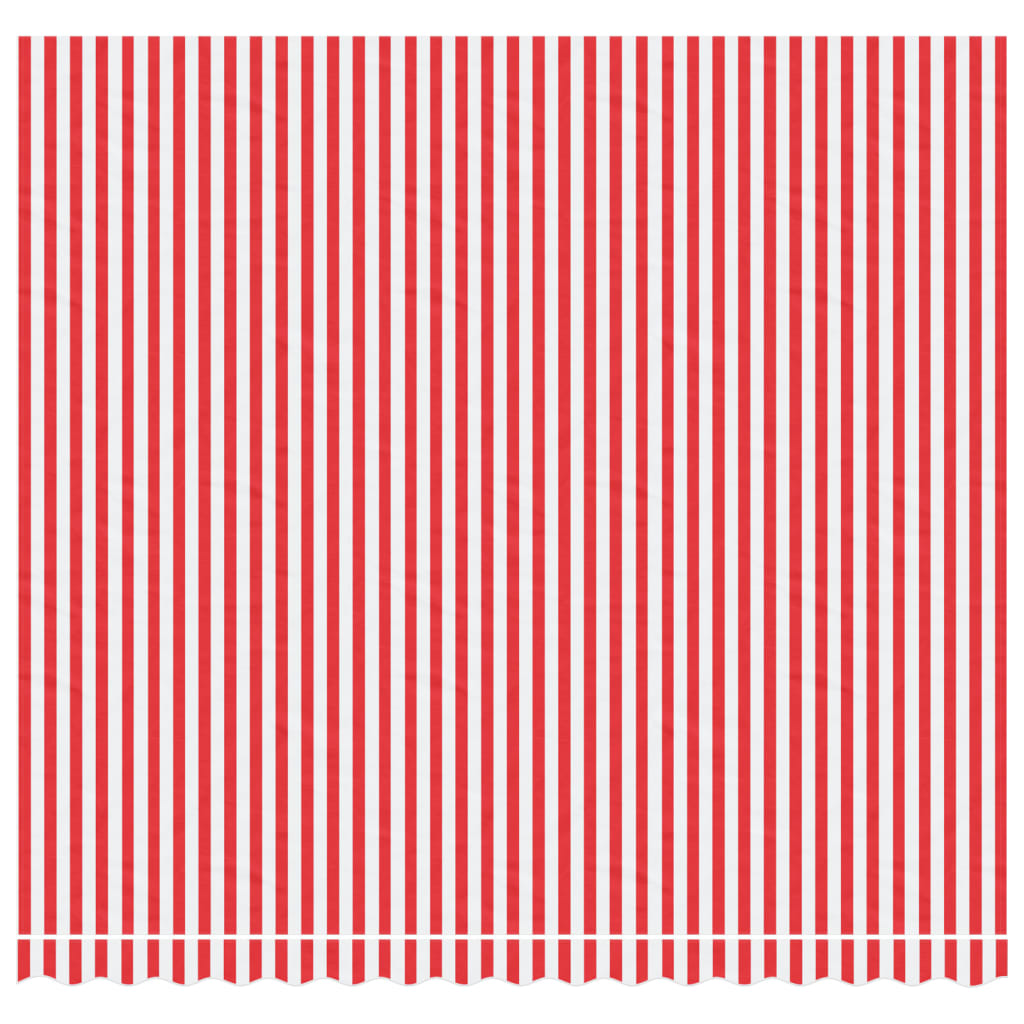 Replacement Fabric for Red and White Stripes Curtain 4x3.5 m