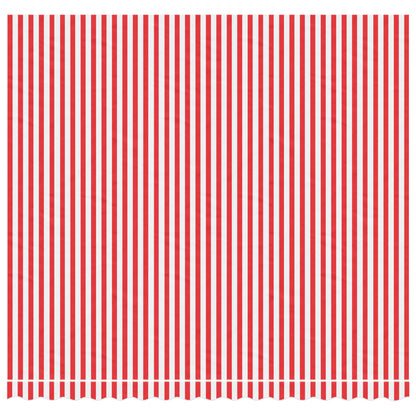 Replacement Fabric for Red and White Stripes Curtain 4x3.5 m