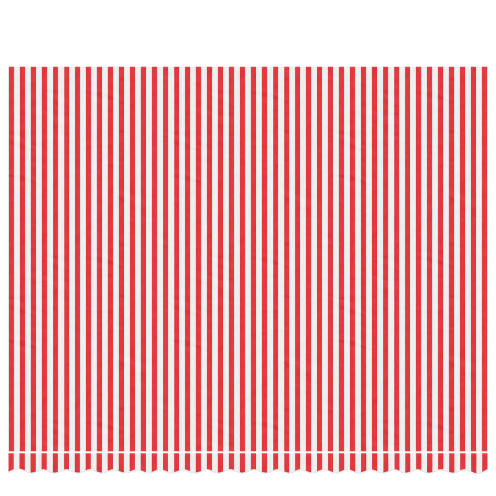 Replacement Fabric for Red and White Stripes Curtain 4.5x3.5 m