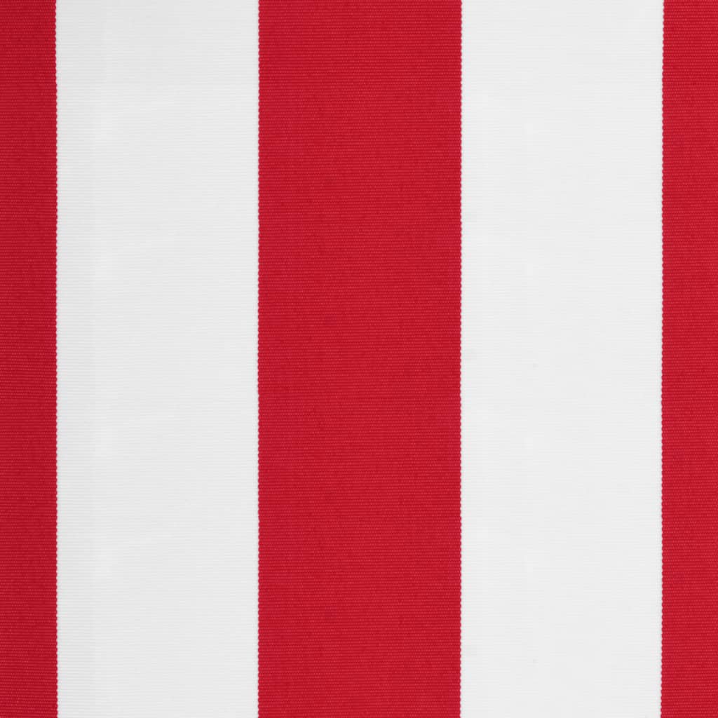 Replacement Fabric for Red and White Stripes Curtain 4.5x3.5 m